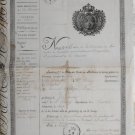 Passport, France, 1821. Louis XVIII