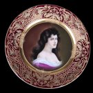 Decor Art. Hutschenreuther Porcelain Plate. Woman