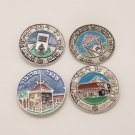 A set of Medzhybozhe badges, the grave of the Baal Shem Tov. 4 pieces, USSR 1990-91. Rare A set of Medzhybozhe badges, the grave of the Baal Shem Tov. 4 pieces, USSR 1990-91. Rare