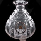 Decanter with the family coat of arms. Decanter with the family coat of arms.