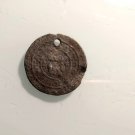 A birth amulet. XVIII century. Bronze, weight: 5.8 grams, diameter 2.5 cm A birth amulet. XVIII century. Bronze, weight: 5.8 grams, diameter 2.5 cm