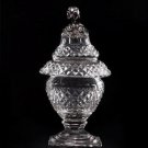 Crystal pair of vases for jam.