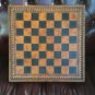 Bud Leathers Italy checker /backgammon board with storage compartment built in.