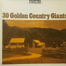 VINYL RECORD ALBUM 2 & 3 Only NASHVILLE COUNTRY CLUB 30 GOLDEN COUNTRY GIANTS