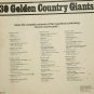 VINYL RECORD ALBUM 2 & 3 Only NASHVILLE COUNTRY CLUB 30 GOLDEN COUNTRY GIANTS