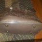 Hello Kitty Sanrio Loungefly Shiny silver Patent Embossed Purse Bag Weekender