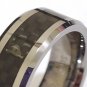 Tungsten Carbon Fiber Wedding band (ring), size 21