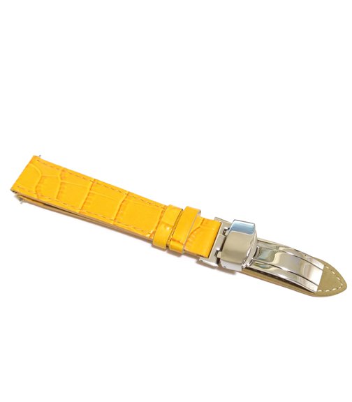 Ladies watch strap with butterfly buckle - 15mm strap