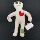 Voodoo Doll 8 Inch with 6 colorful skull pins Cute Halloween Gag Gift White Elephant