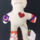 Clemson Tigers NCAA Lucky / Voodoo Doll 8 inch with 6 Colorful Skull Pins