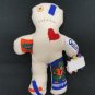 Florida Gators Lucky / Voodoo Doll 8 inch with 6 skull pins Blue Orange Dammit