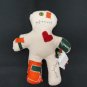 Miami Hurricanes Lucky / Voodoo Doll 8 inch with 6 skull pins Dammit