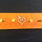 DH Orange Browning Deer Country Wall Mounted Key Chain Holder 4 Bullet Casings Reclaimed Wood