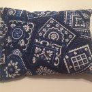 Blue Bandanna Bowling Darts Disc Golf Baseball Softball Rosin Bag Grip Sack Dry Hands