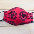 Zombie Outbreak Face Covering Handmade Reversible Reusable Mask Horror