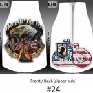 America POW Home of the Brave Neoprene Bottle Koozie with Zipper #24