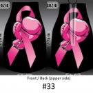 Fight Against Breast Cancer Pink Ribbon Neoprene Bottle Koozie with Zipper #33