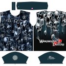 Silver/Grey Warehouse 13 Designs Dry Fit Jersey with Collar, Zipper and Pocket