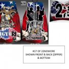IGY6 Military Veteran USMC Neoprene Bottle Koozie with Zipper #17