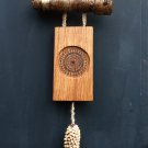 Mandala on a barrel wood