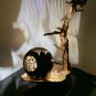 Unique Hand Crafted Lamp Made With Natural Coconut Shell and Wood