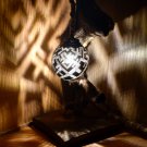 Stylish  Hand Crafted Lamp Made With Coconut Shell and Wood