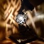 Stylish  Hand Crafted Lamp Made With Coconut Shell and Wood