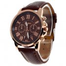 Unisex Casual Quartz Watch - Brown