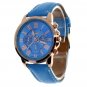 Unisex Casual Quartz Watch - Light Blue