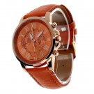 Unisex Casual Quartz Watch - Orange
