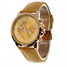 Unisex Casual Quartz Watch - Yellow