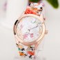 Luxury Flower Pattern Ladies Watch
