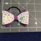 Unicorn Print Hair Bow Pony Tail