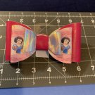 Disney Print Faux Leather Hair Bow