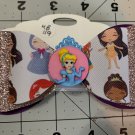 Disney Print Faux Leather Hair Bow