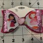 Disney Print Faux Leather Hair Bow