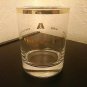 1998 The Masters Tournament Augusta Georgia Golf Drinking Glass Gold 4 1/8" Tall