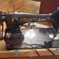 Functional 1913 Singer Model 66 RED EYE, Portable Vintage Sewing Machine w/ Case