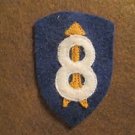 WWI US Army 8th Division Patch Wool "Pathfinder"