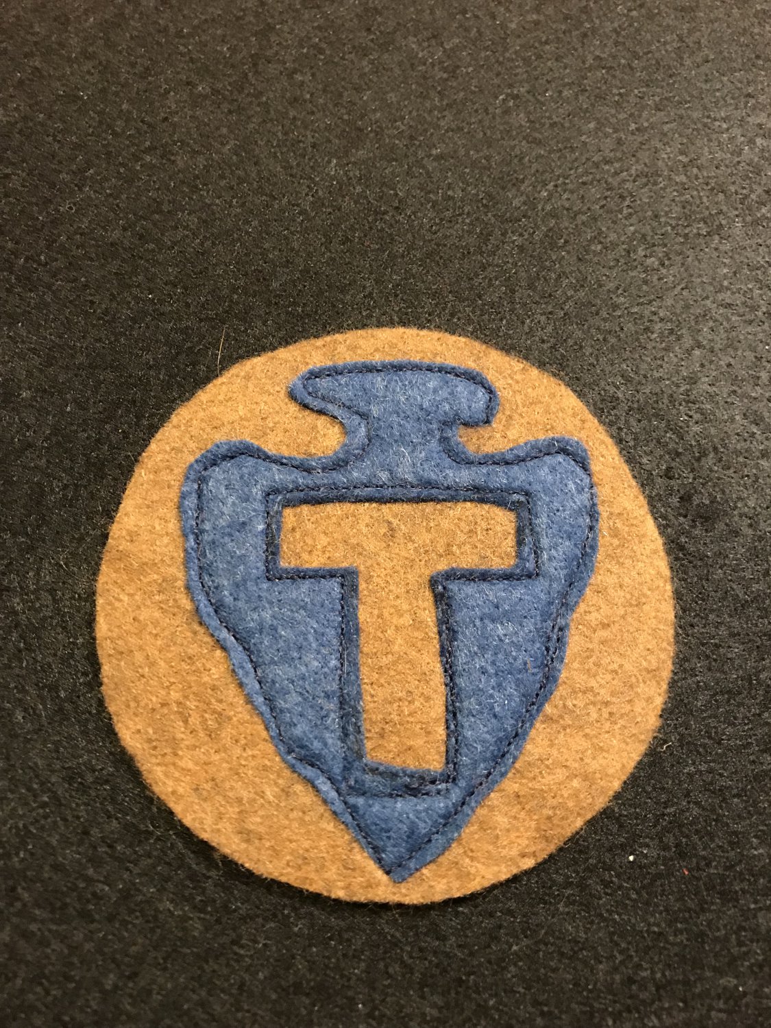 WWI US Army 34th Division Patch Wool
