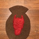 WWI US Army 36th Division, Patch Wool