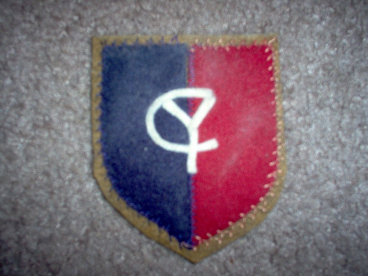 WWI US Army 38th  Division Patch Wool "Cyclone"