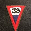 WWI US Army 39th Division Patch Wool