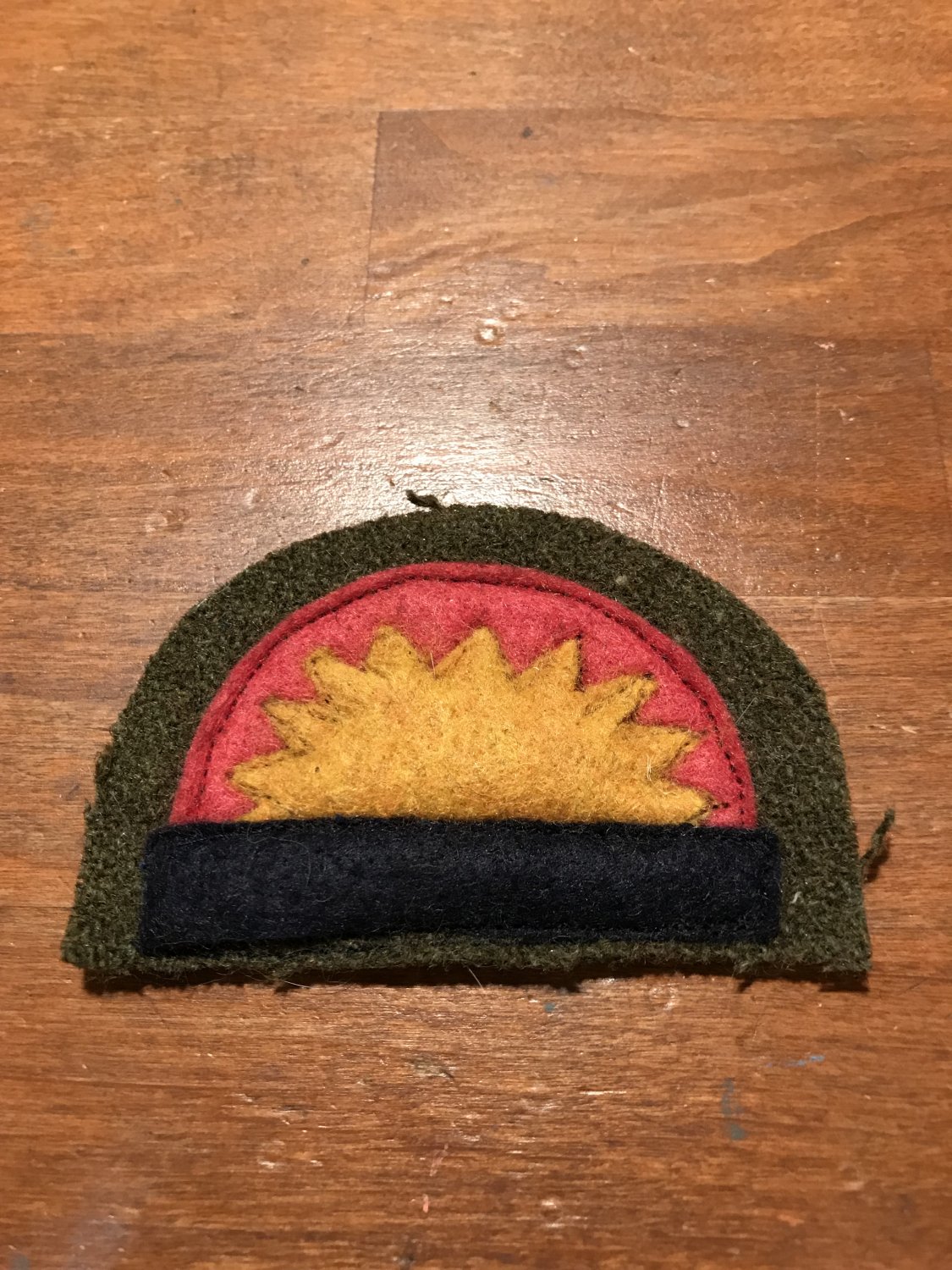 WWI US Army 41st Division Patch Wool