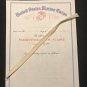USMC Marine Meritorious Mast award certificate