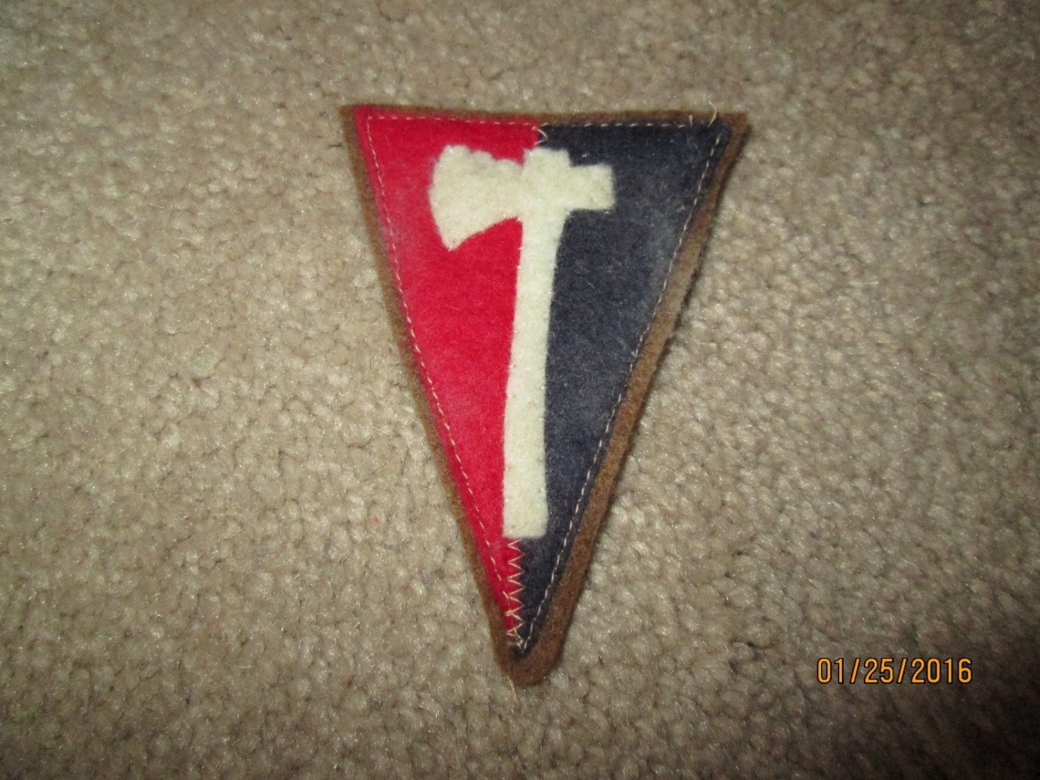 WWI US Army 84th Division Patch Wool