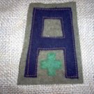 WWI US Army First Army veterinary hospital patch wool