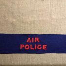 WWII USAF AIr Force AP Military Police Armband