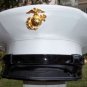 USMC US Marine Corps Dress Blue white enlisted frame hat cover