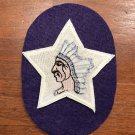 WWI US Army 2nd Division, MG unit Patch Wool